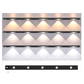 Lively® Noir / 40 cm Éclairage Premium LED avec capteur de mouvement