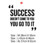 Motivational Quote Decal
