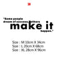 Motivational Quote Decal