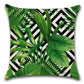 Tropical Leaf Cushion Cover