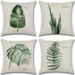 Handmade Leaf Cushion Cover